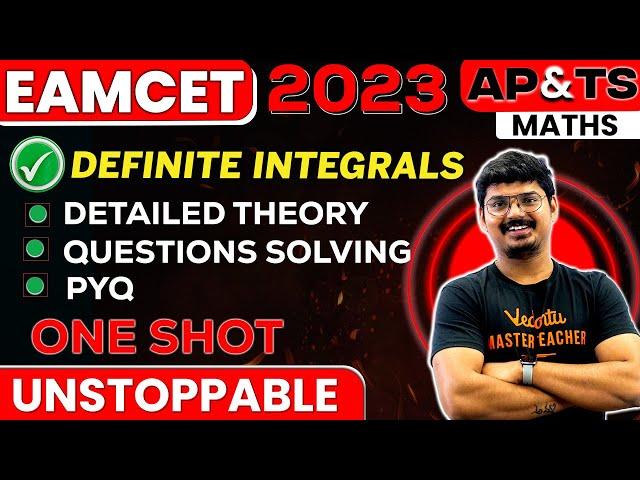 Definite Integrals in One Shot | EAMCET 2023 | EAMCET Maths | Telangana and AP | Goutham Sir