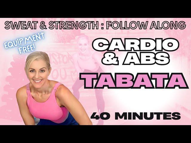 40-Minute Cardio & Abs Tabata Workout 