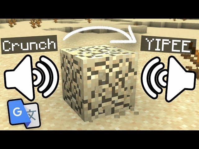 I Put Every Minecraft SOUND Through Google Translate 10 QUADRILLION Times...