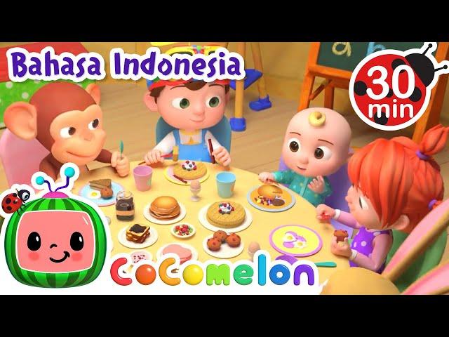 Lagu Sarapan Bersama | CoComelon | Kartun dan Lagu Anak | Moonbug Kids Indonesia | Nursery Rhymes