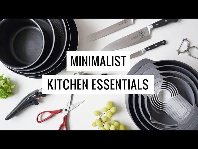 Minimalist Kitchen Essentials | My Minimalist Micro Apartment