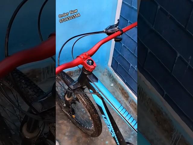 MTB Alloy Handle bar 780mm and Short Stem Installation in normal cycle to Stunt cycle #shortvideo