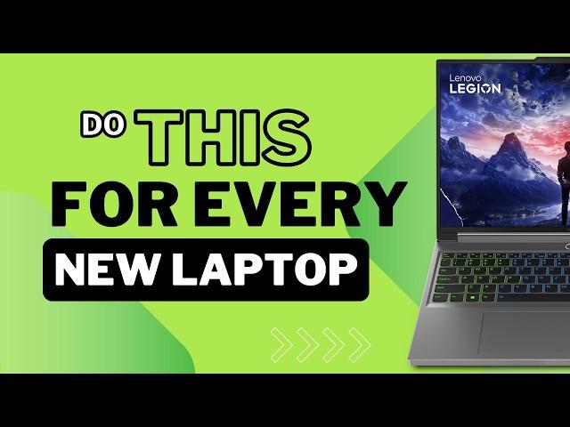 New Laptop? - Do These Things - Runs Faster For Longer