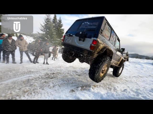 Full Power Winter Hill Climb  Top Off Road Romania️