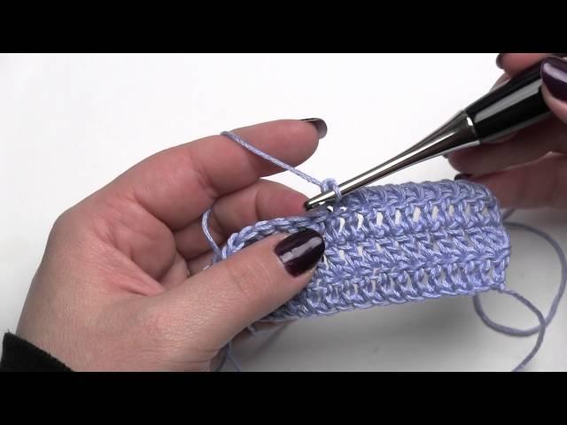 How to Crochet: Twisted Single Crochet (Right Handed)