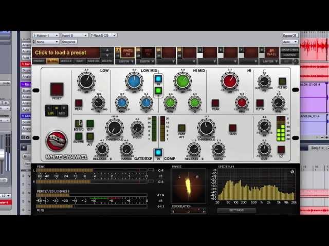 Mixing and Mastering with T-RackS CS White Channel and British Channel Tutorial