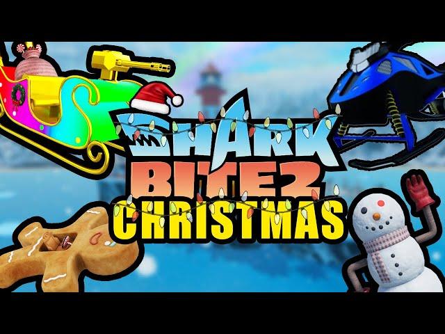 *New* RGB Turret Sleigh in Christmas Update! (Roblox SharkBite 2)