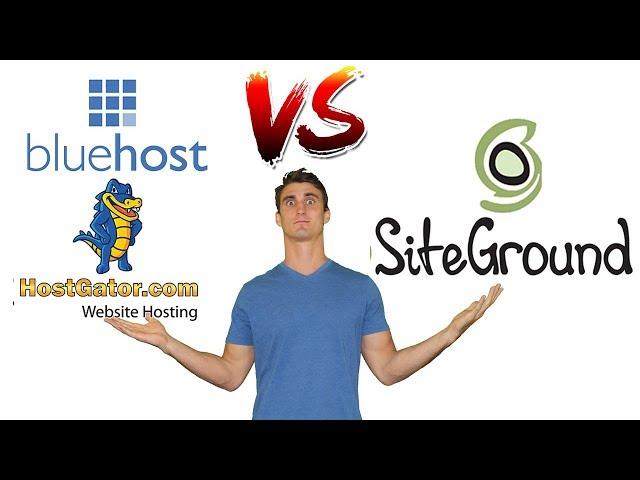 Bluehost vs HostGator vs. SiteGround - Best Host for Wordpress/ Woocommerce