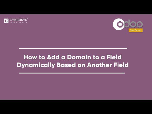 How to Add a Domain to a Field Dynamically based on another Field