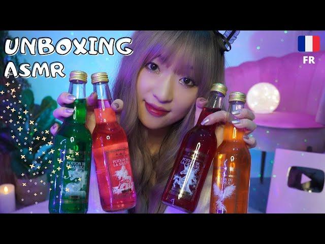 ASMR UNBOXING  LES 5 ELIXIRS DES TROIS SORCIERS ️‍️ et autres friandises en tous genres 