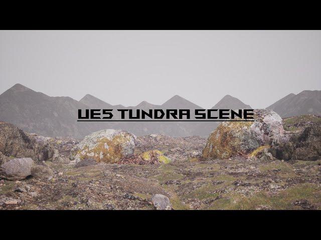 Unreal Engine 5 Tundra Scene | Speed Build |