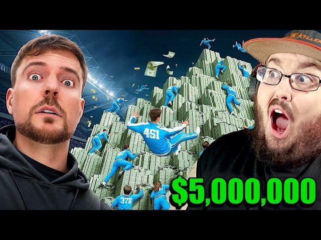 2,000 People Fight For $5,000,000 MrBeast REACTION!!!