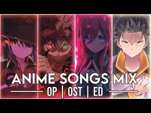 Best Anime Openings & Endings Mix (+OSTs) #3 | Full Songs