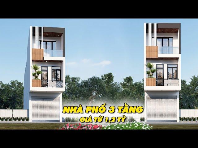 Ngôi nhà phố 3 tầng có dài siêu khủng được thiết kế hiện đại có giá từ 1,2 tỷ | MH03951