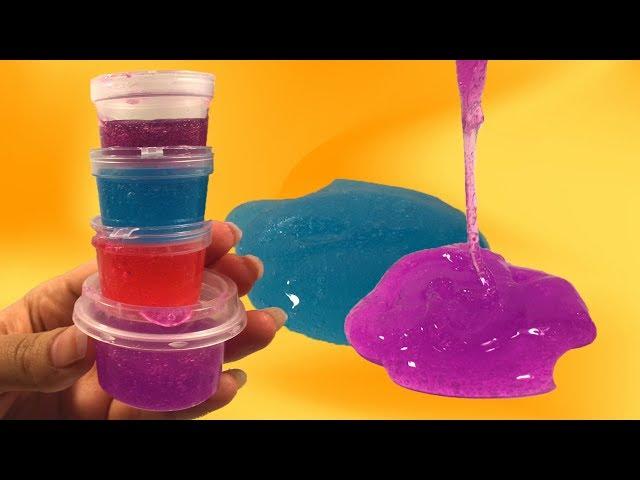 Clear slime - kleuren met stiften! + ONTDEKKING!