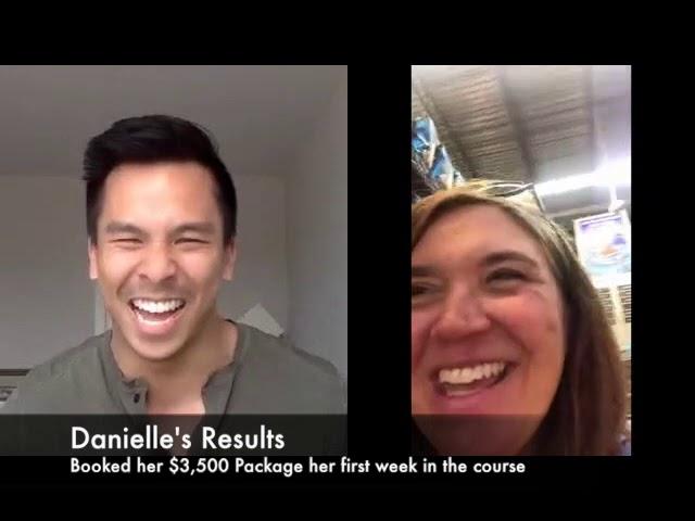 Danielle's Results - Booked Her $3,500 Wedding Package Within a Week