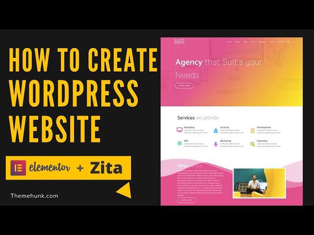 How to Make a WordPress Website | WordPress Tutorial for Beginners | Elementor WorDpress Theme