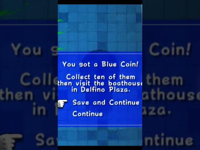 Super Mario Sunshine Blue Coin Under Delfino Plaza Canal #mario #supermariosunshine #mariosunshine