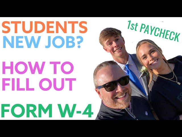 Form W4 2021 [How to Fill Out W4 for Teenager FAST] IRS Employee’s Withholding Certificate [W4 Form]