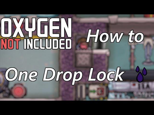 One Drop Lock Between Tiles and How to Make Them - Oxygen Not Included