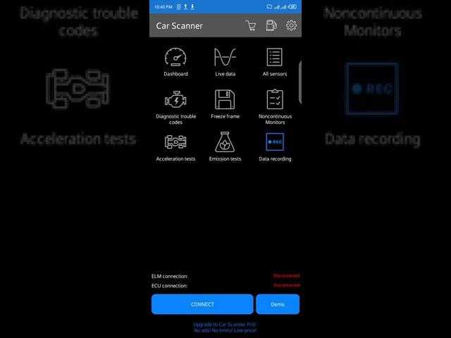 OBD2 ELM-327 Car Scanner Application