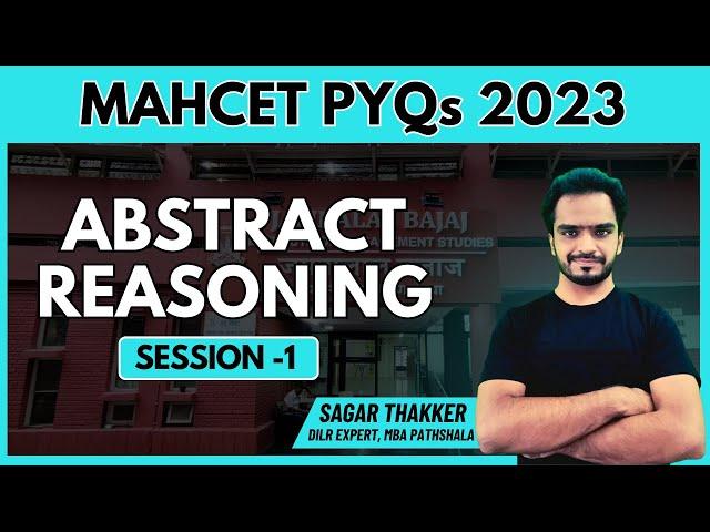 MAHCET | Abstract Reasoning | Previous Year Questions | Year 2023 | Sagar Sir #mhcetmba #cat2024