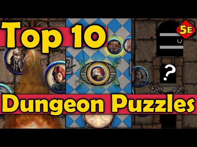 Top 10 Puzzles to Add to a Dungeon in DnD 5E