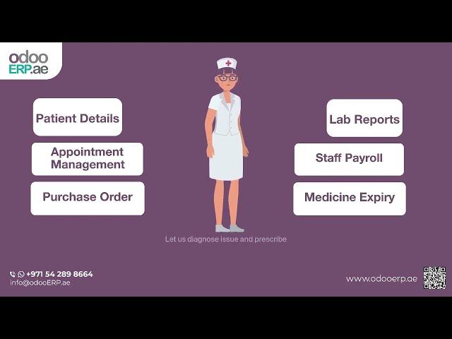 OdooERP.ae - HOSPITAL MANAGEMENT SYSTEM #odoo #erpsystem #business #odoo16 #apps