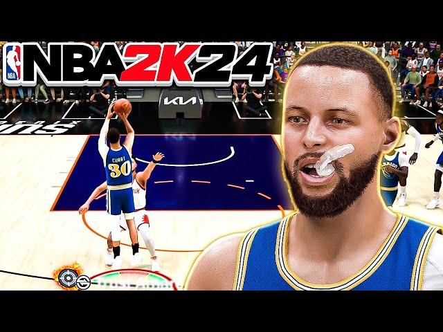 Stephen Curry 25 POINT 4TH QUARTER in a CLOSE GAME! NBA 2K24 Play Now Online!