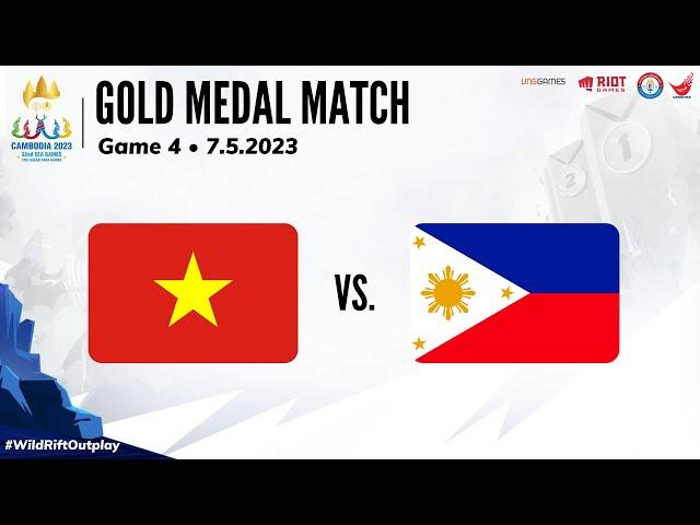 [English]    VIE vs. PHI • Game 4 | SEA Games 32 - Wild Rift | Vietnam vs Philippines