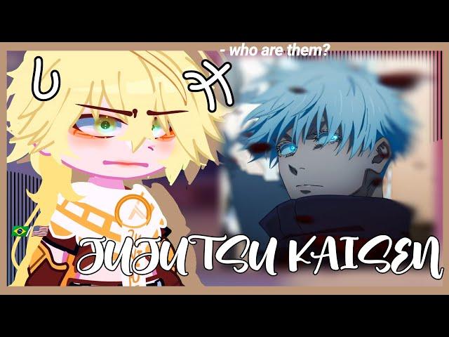 •|Genshin Impact react to Jujutsu Kaisen|•gacha club /