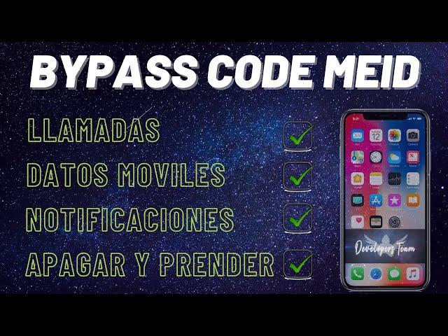 Cómo hacer byPasscode meid con señal llamadas y datos iOS 13 iKingCode checkra1n D3velopers