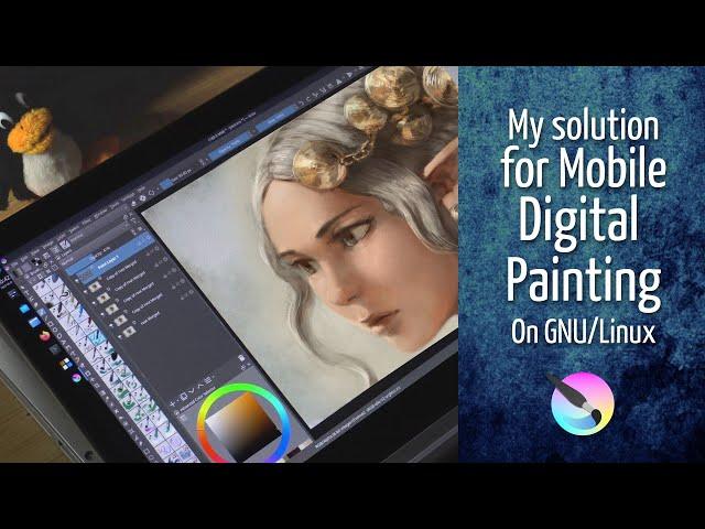 My solution for Mobile digital-painting on GNU/Linux