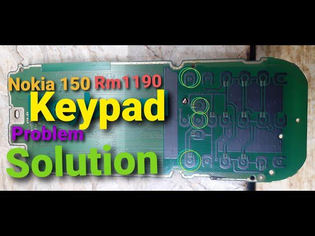 Nokia 150 Rm 1190 Keypad Jumper Solution By Zain Mazhar Mobile