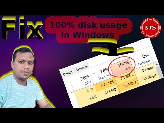 How to Fix 100% Disk Usage in Windows | 100% DISK Usage Windows 11 | [SOLVED] | 2024