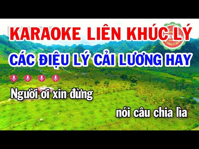 Karaoke Liên Khúc Lý Dây Kép | Các Điệu Lý Cải Lương Hay Nhất 2023