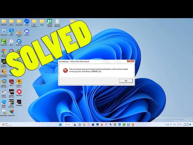 FIX: The Procedure Entry Point Not Found Dynamic Link Library In Windows 11