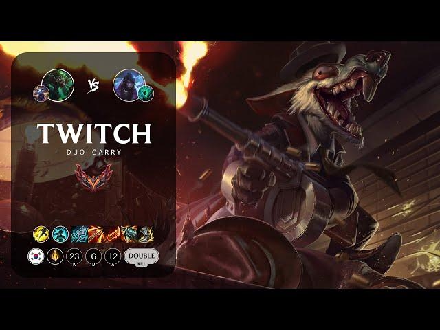 Twitch ADC vs Aphelios - KR Grandmaster Patch 13.11