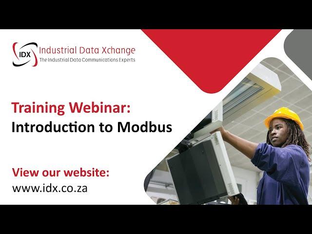 Training Webinar: Introduction to Modbus