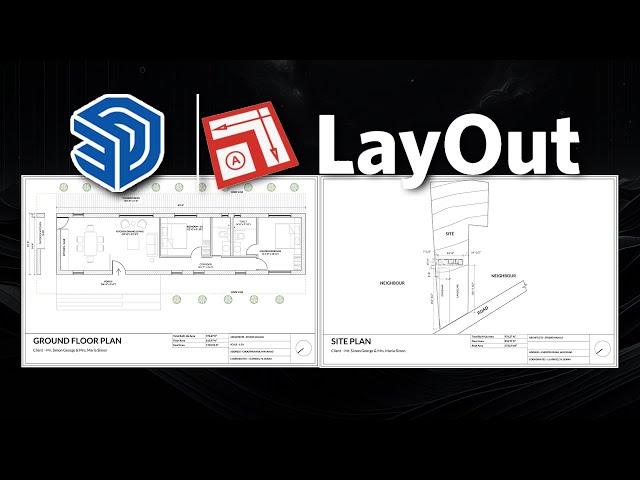 Create Floor Plans in Layout for Sketchup