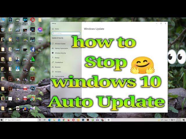 how to Windows 10 update disable || permanently ️