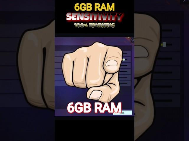 6gb ram best sensitivity in free fire | 6gb ram free fire setting | 6gb ram sensitivity in free fire