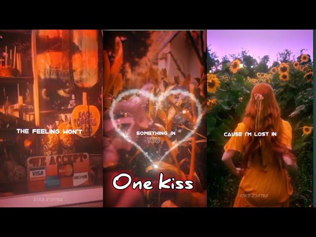 One kiss is all it takes -Dua lipa (Lyrics edit) || WhatsApp status ️.