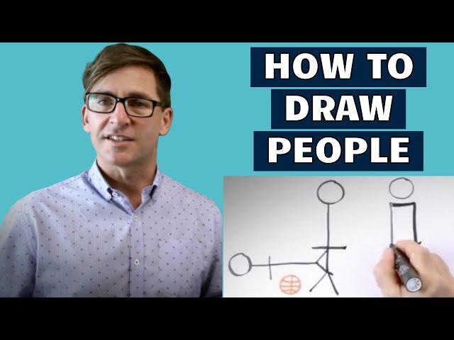 Graphic Facilitation – How To Draw People By Keynote Speaker Simon Banks | Lesson - 5