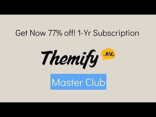 Themify WordPress Theme & Plugins 1 Year Subscription | WordPress Special Deals | 77% OFF