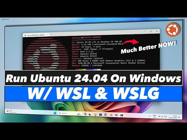 How To Install Ubuntu 24.04 On Windows 11 Using WSL With GUI (NEW GUIDE)