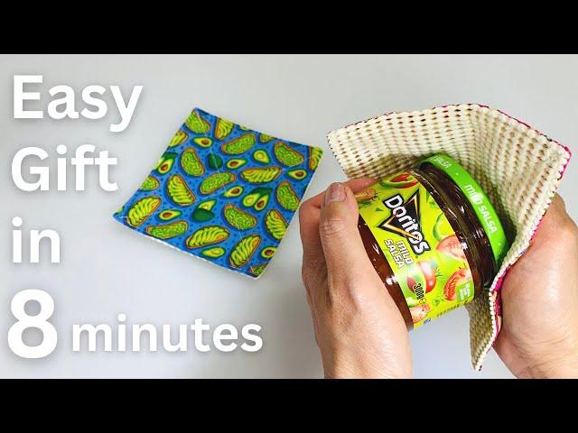 How to Make a Fabric Jar Opener  - Easy DIY Christmas Gift