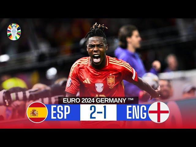 Spain vs England 2-1 - All Goals & Highlights - Euro 2024