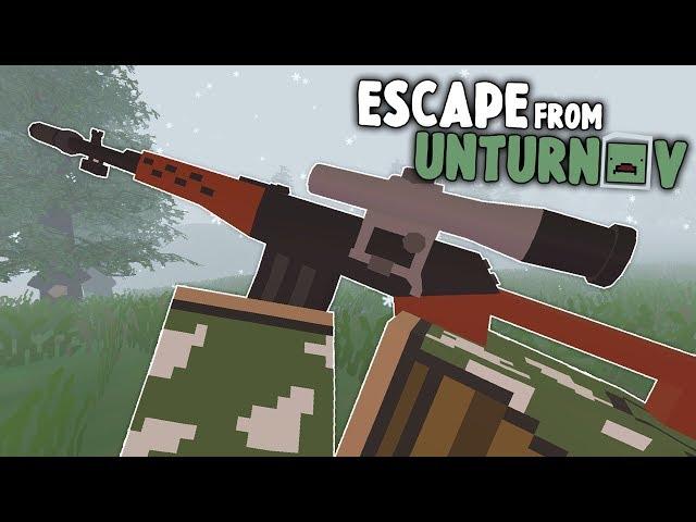 SVD DRAGUNOV SNIPER RAIDS! - Escape from Unturnov #04 | Unturned