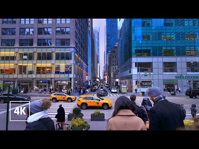 MANHATTAN Tourist Crowds  New York City Virtual Tour 4K